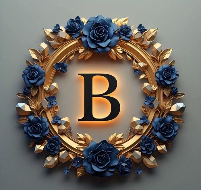 cute b letter profile pic