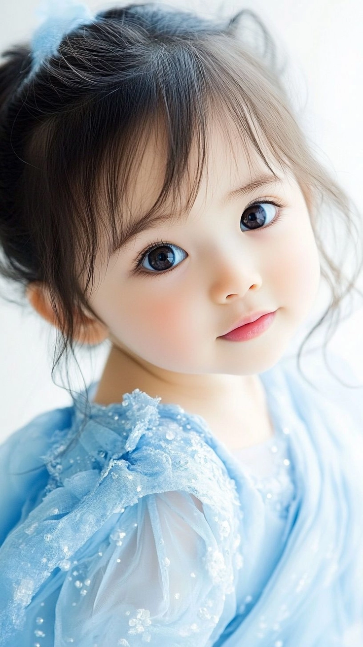 cute stylish baby girl pic