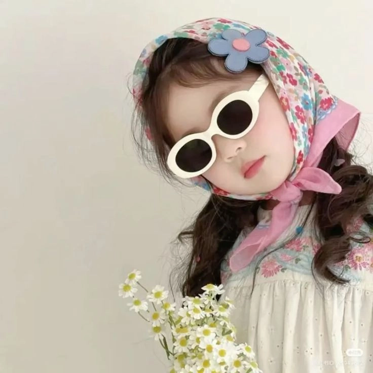 stylish cute baby girl pic