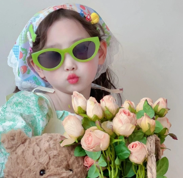 attitude cute baby girl pic