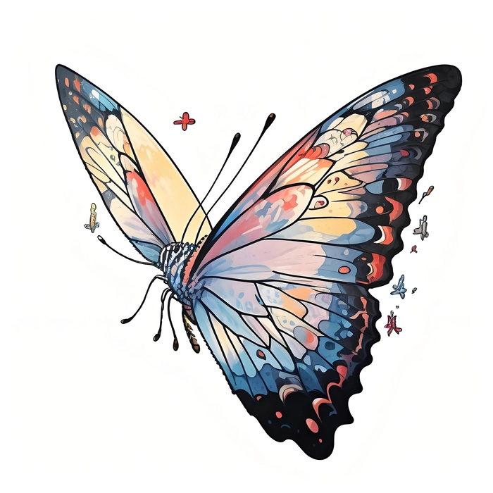 whatsapp dp flowers with butterfly