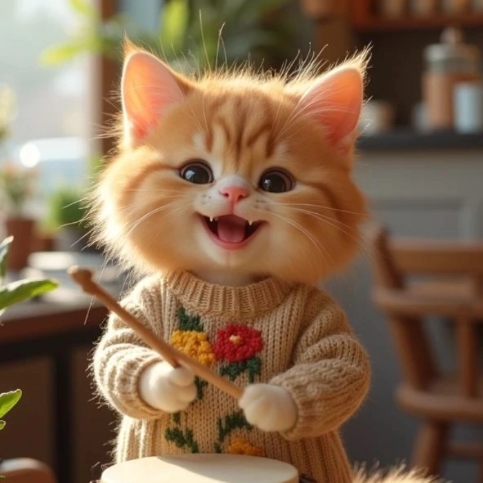cute cat dp images 