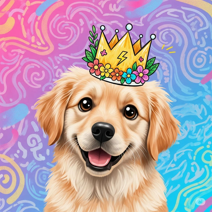cute labara dog dp for whatsapp