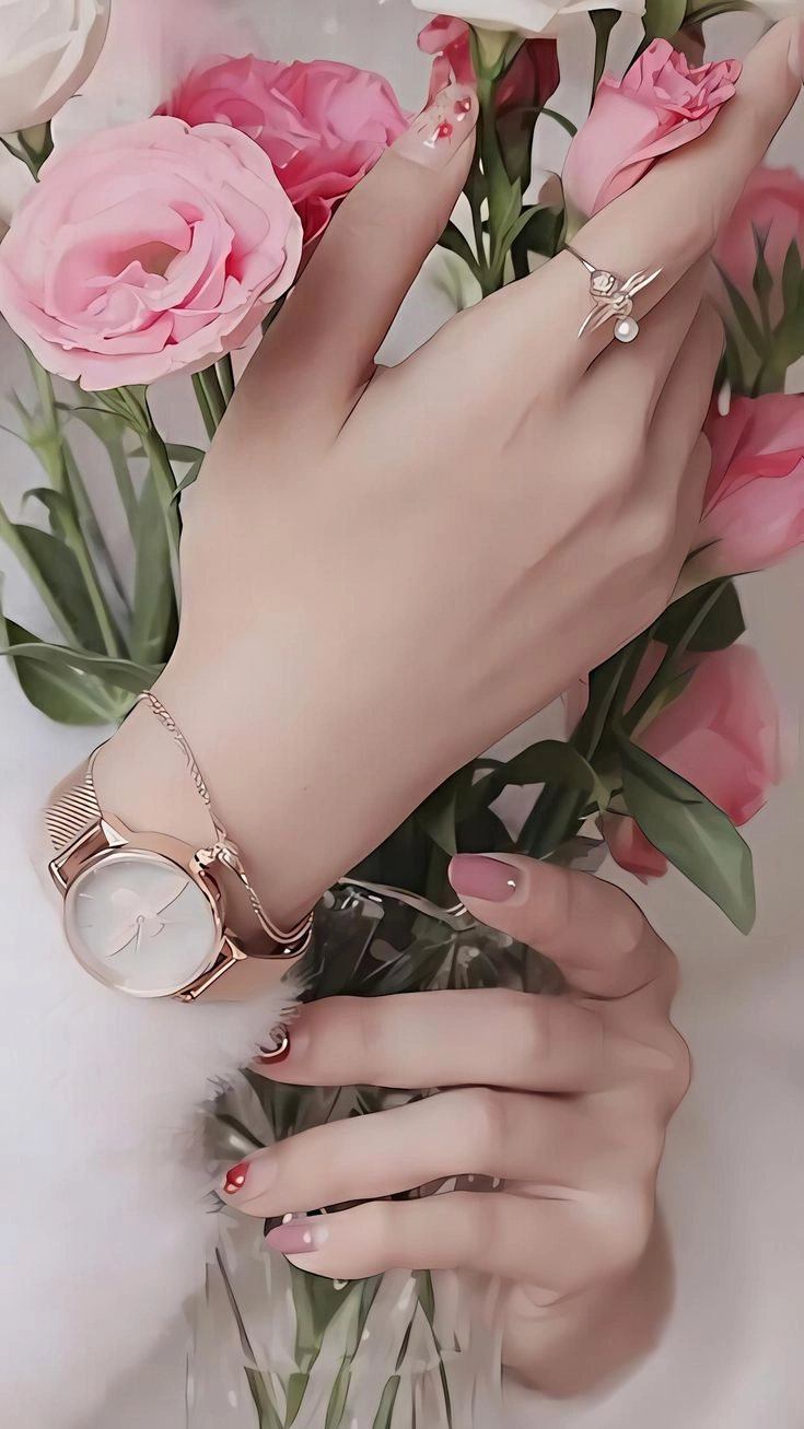 floral nature dp cute style