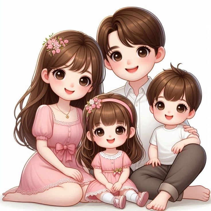 happy family whatsapp dp