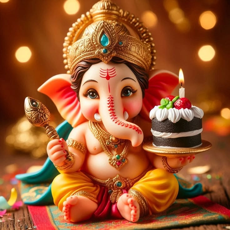 ganpati photo dp cute