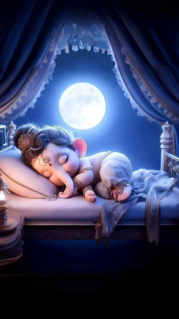 cute lord baby ganesha dp
