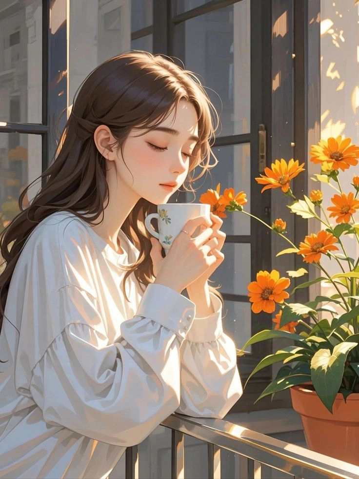 coffee girl aesthetic dp 