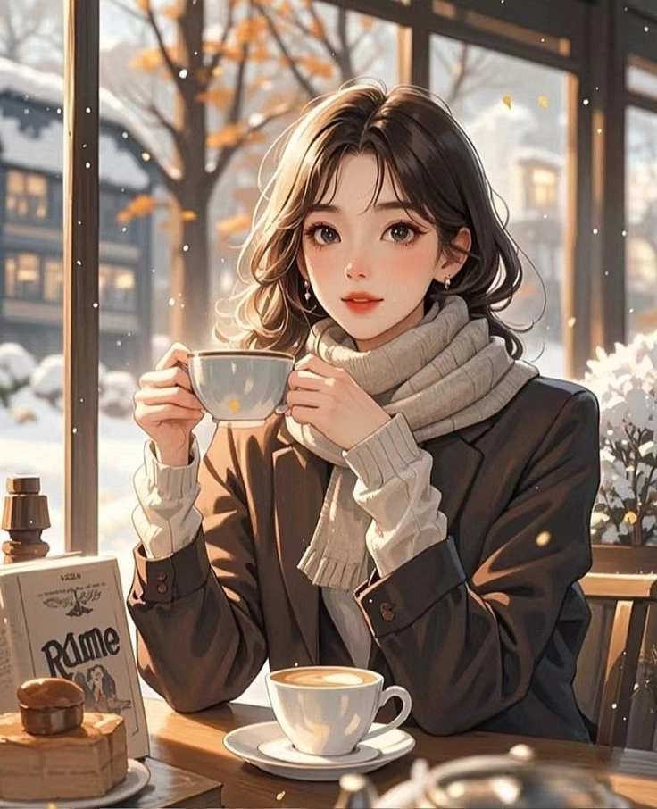 girl with coffee profile pic 