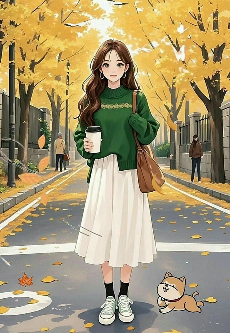 dp girl with hot drink 