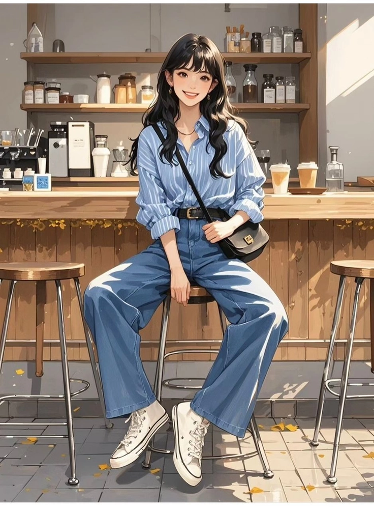 coffee cup girl profile pic 