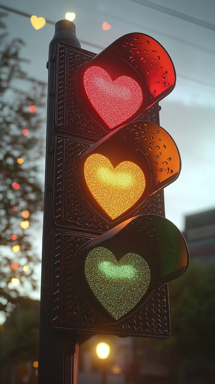 cute heart profile pic