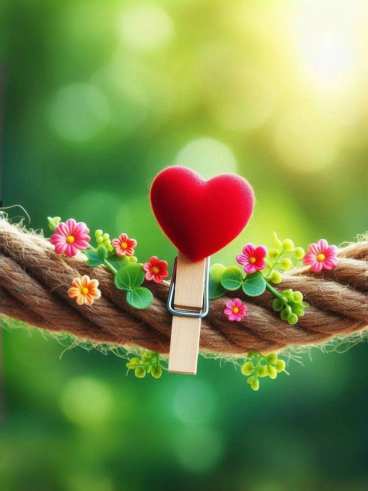 green heart whapp dp cute