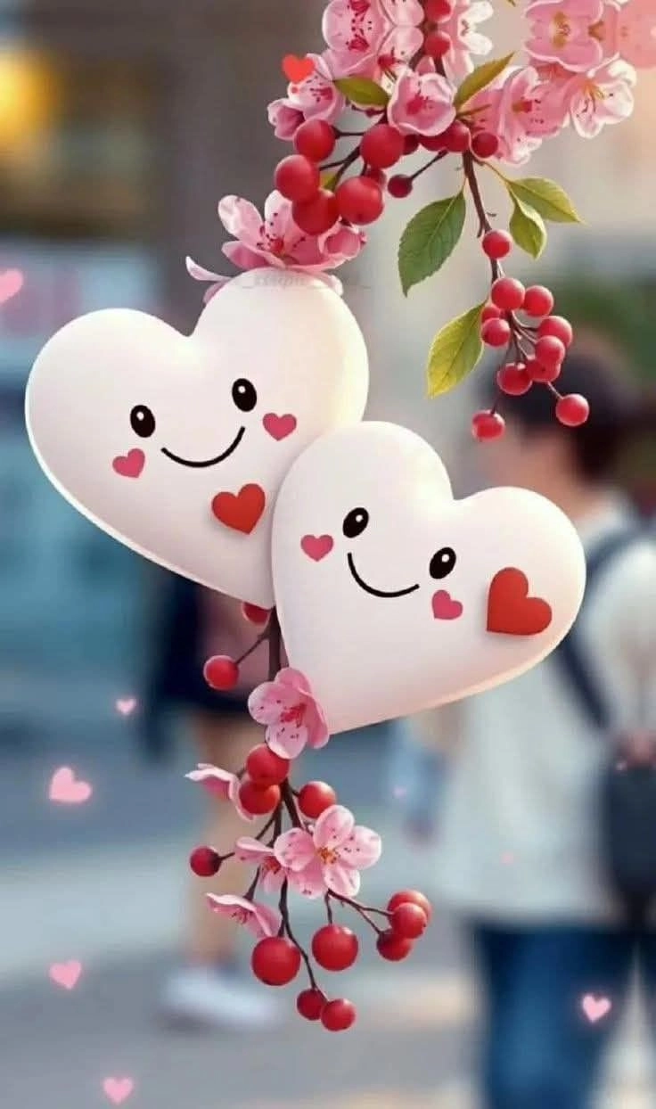 cute whapp heart dp