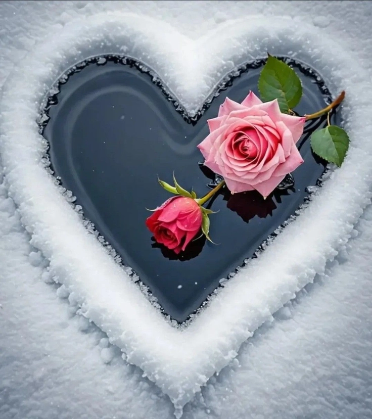 romantic heart dp