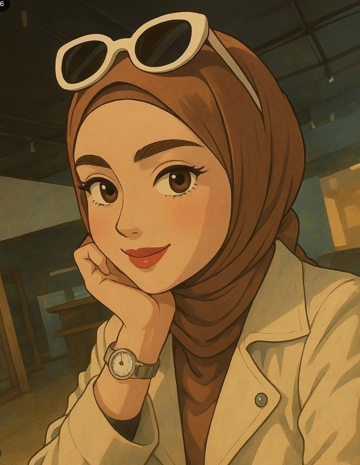 stylish hijab girl pic