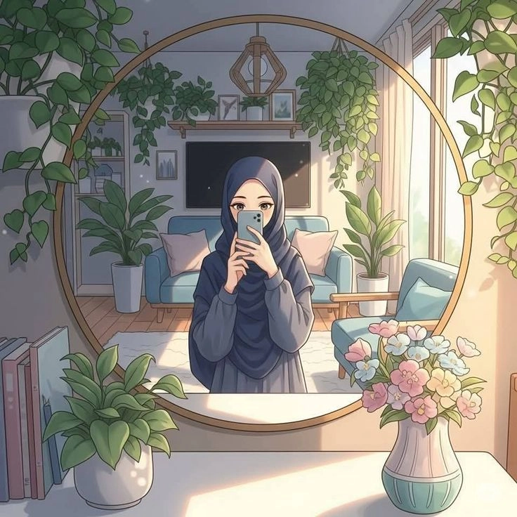 simple hijab girl pic