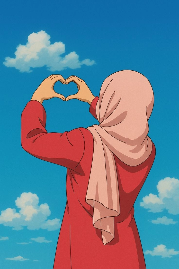 stylish hijab girl dp