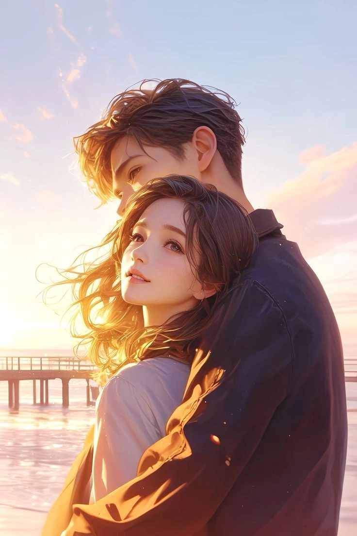 hug couple dp