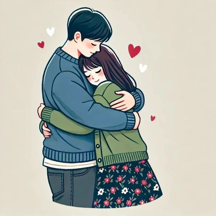couples love hug photo for istagram dp