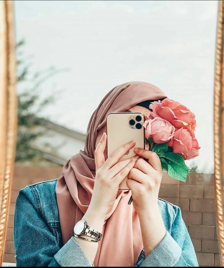 cute islamic dp for girls 