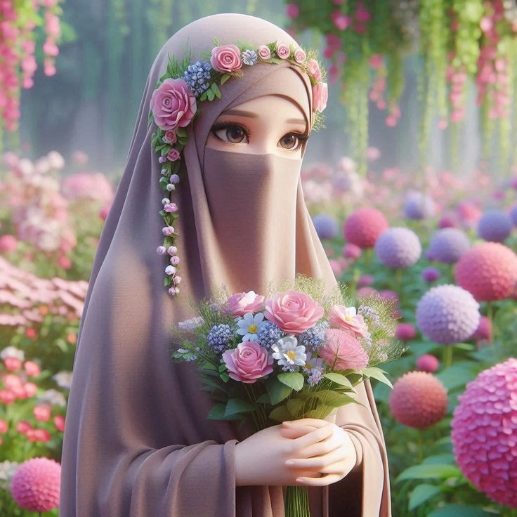 dp cute pics with qoutes islamic 