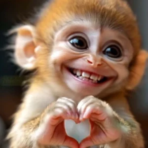 smiling monkey images