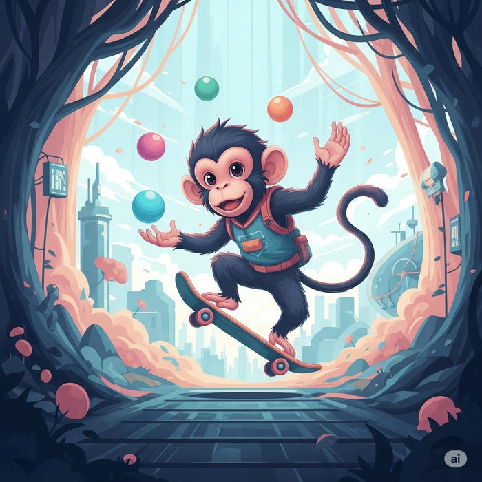 sleeping monkey images