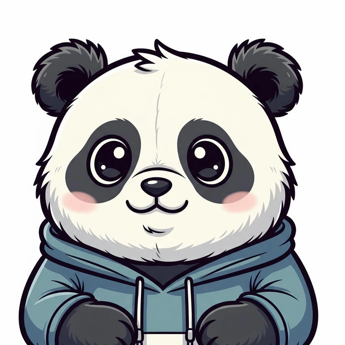 panda cartoon dp