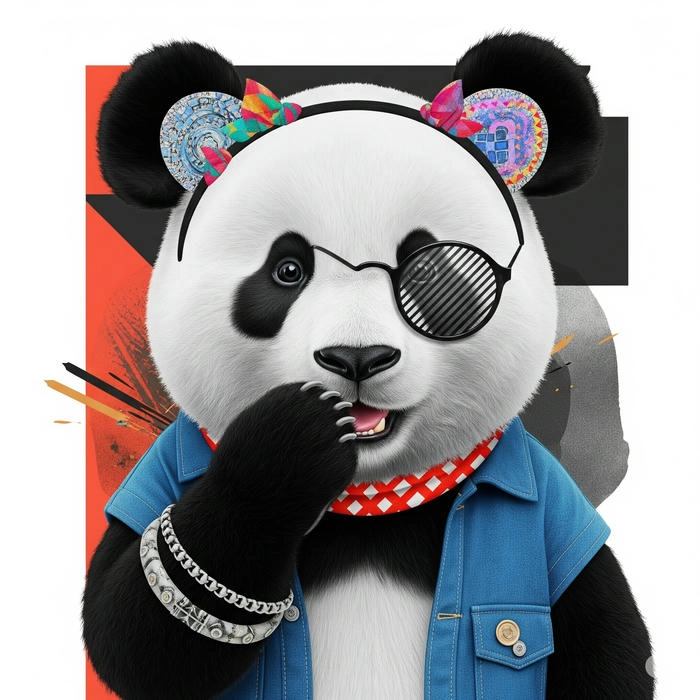 animated panda images for dp