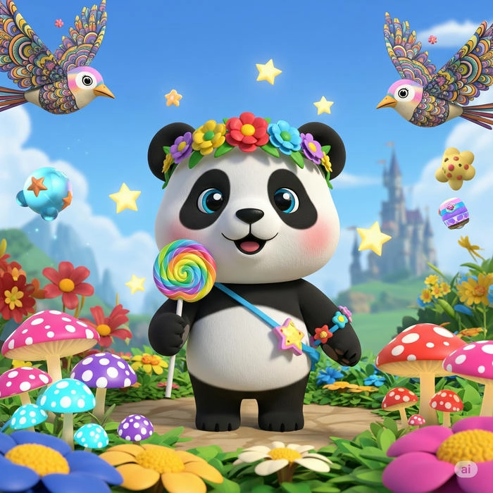 animated panda for dp