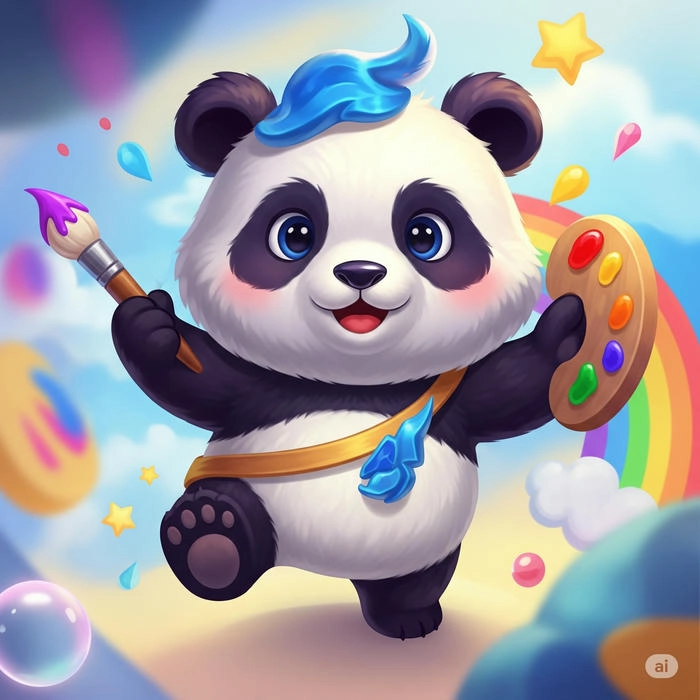 stylish panda dp