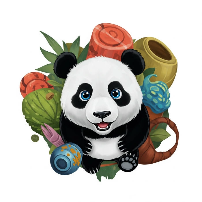 cute panda whatsapp dp