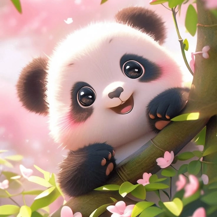 cute sad panda pic for dp