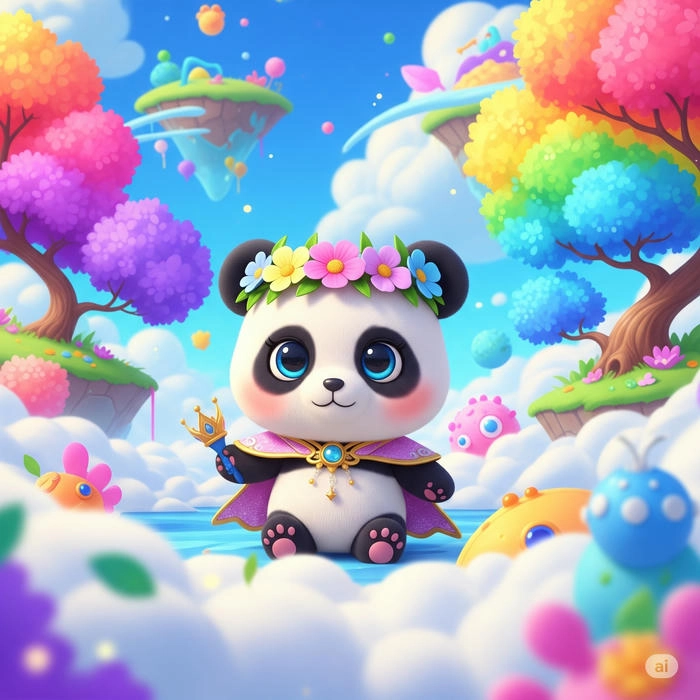 cute kawaii panda