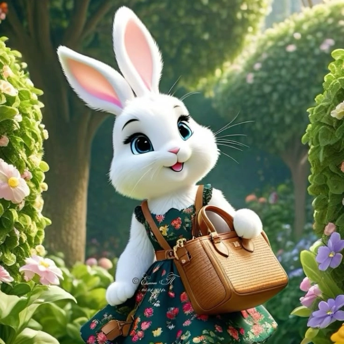 beautiful cute rabbit