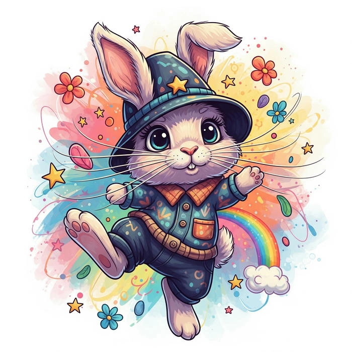 cute rabbit cartoon images