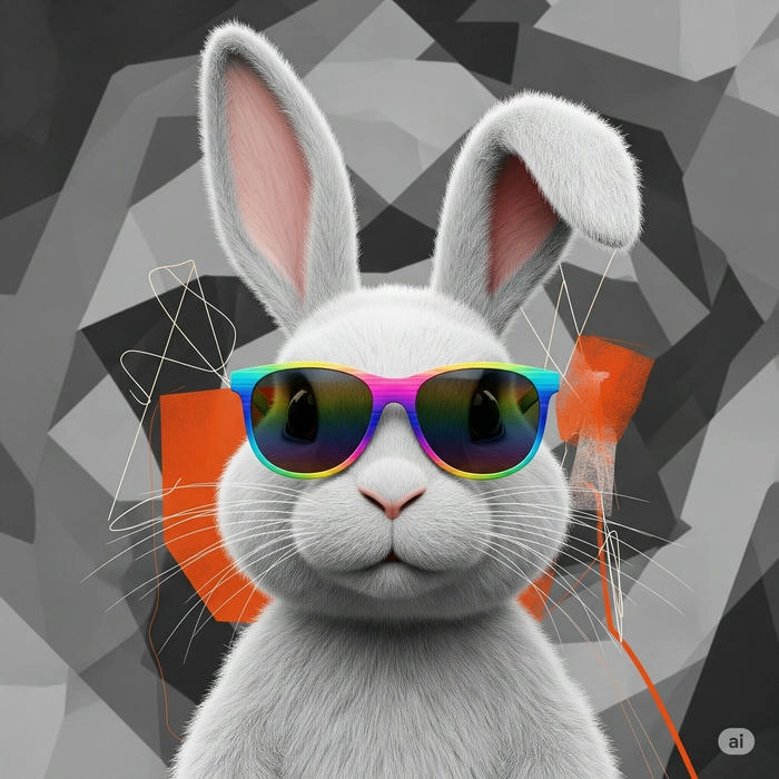 animated rabbit dp