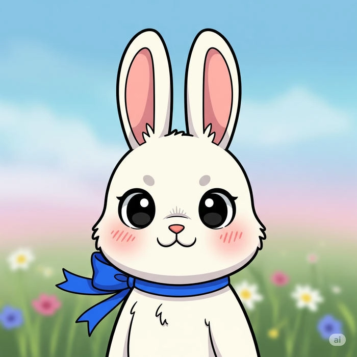 rabbit drawing cute