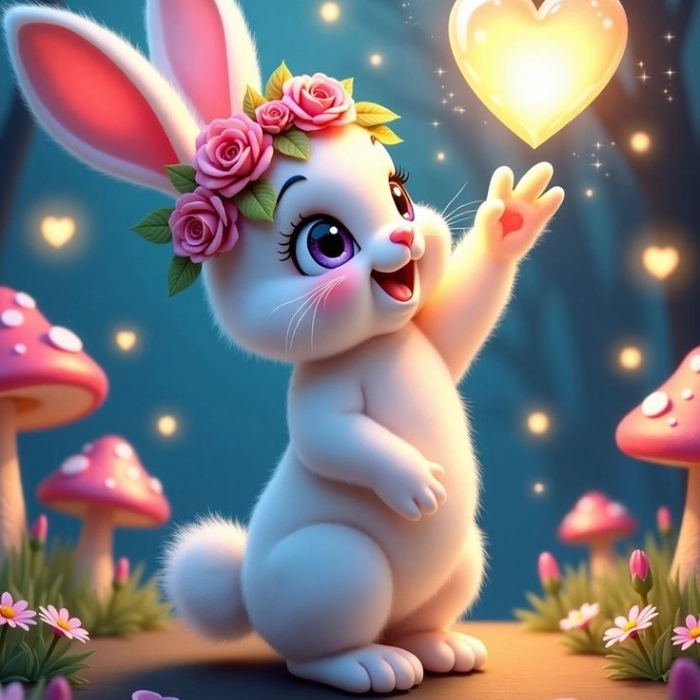 cute rabbits pics for whatsapp dp
