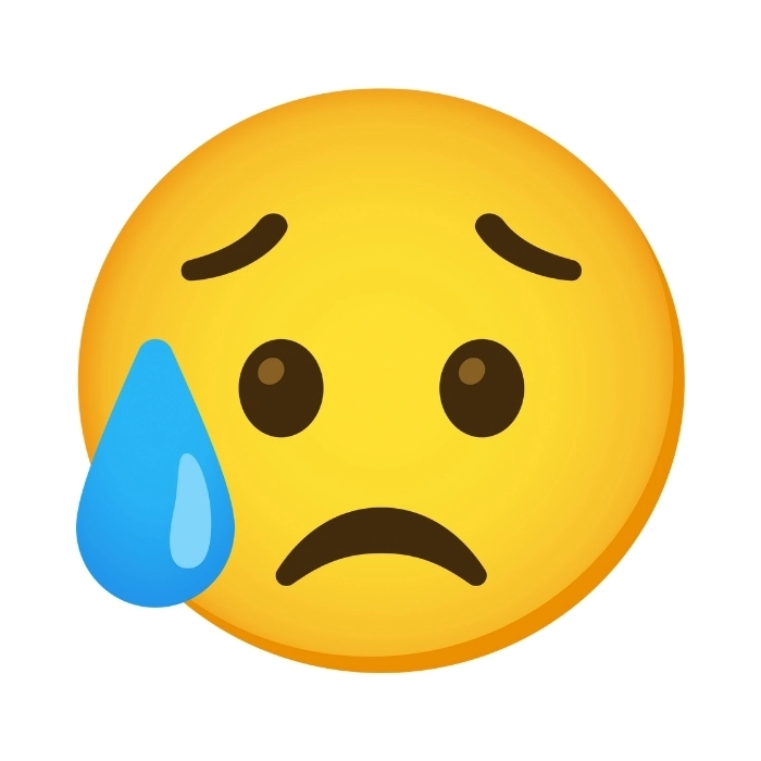 sad emoji for whatsapp dp