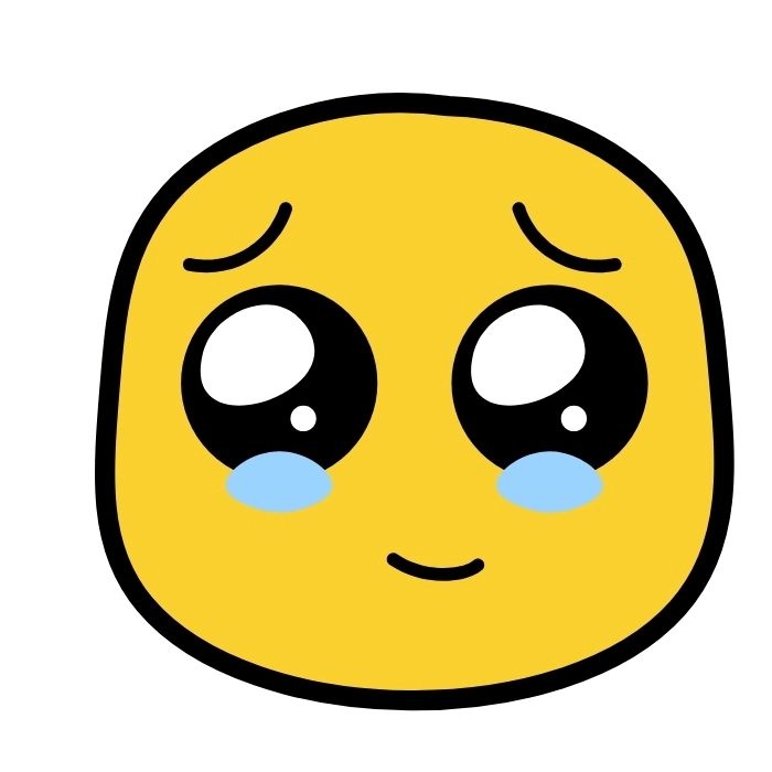 cute sad emoji dp