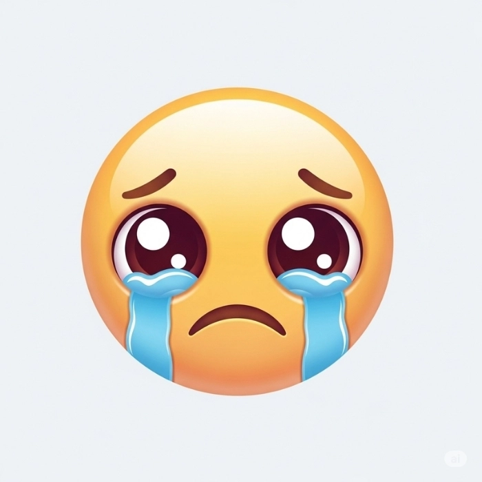whatsapp sad emoji dp