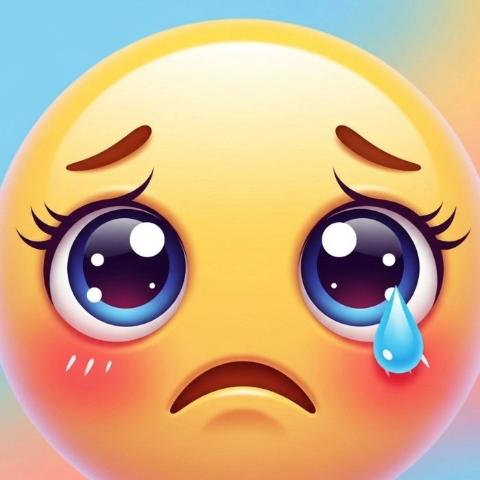 sad emoji dp nabita
