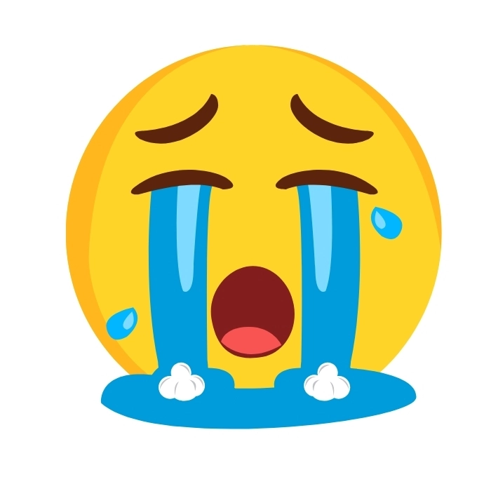 sad face emoji whatsapp dp