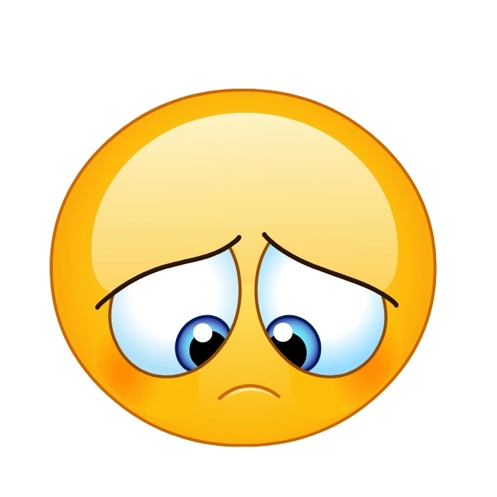 feeling sad emoji dp