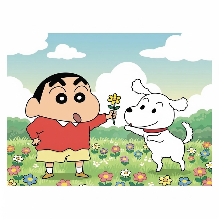 happy dp whatsapp shinchan images