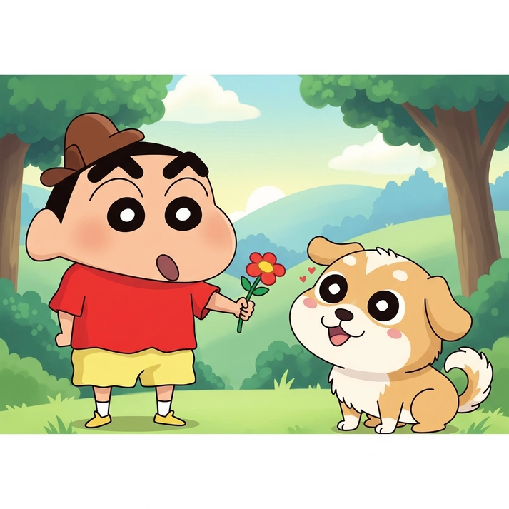 happy whatsapp dp shinchan images