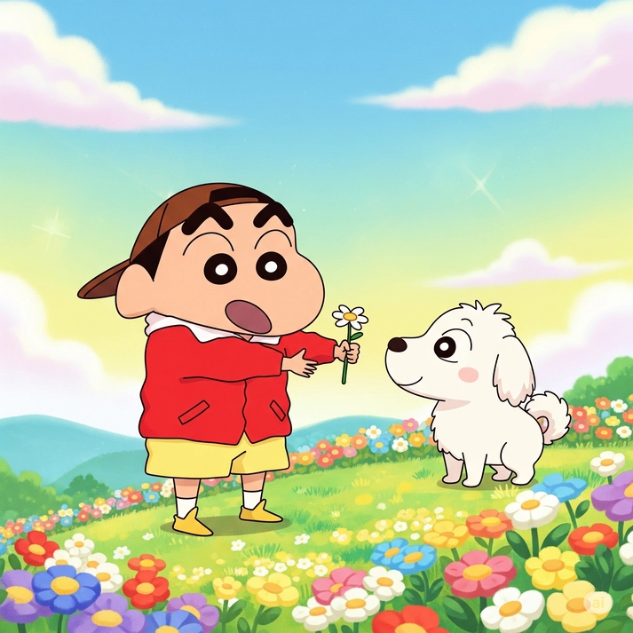 shinchan face dp