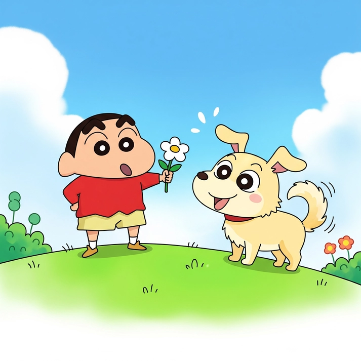 notty shinchan dp image